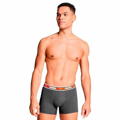 Boxershorts til mænd Puma Sort XL