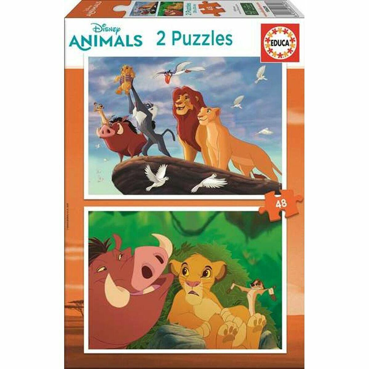 Puslespil Educa Lion King (2 x 48 stk)