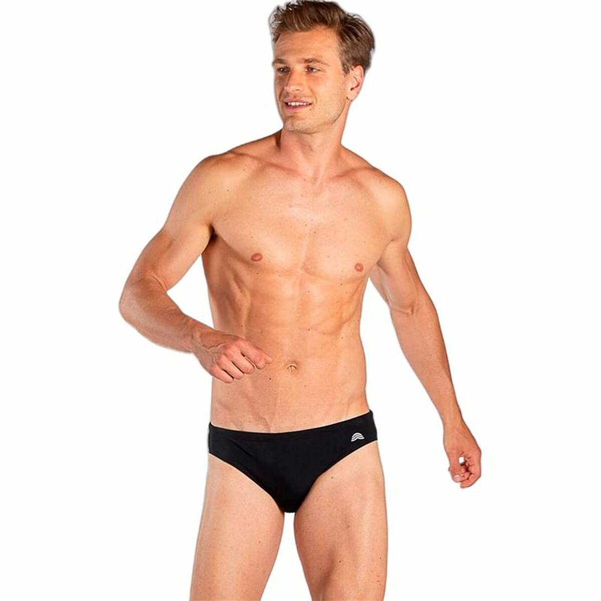 Badetøj til Mænd Aquarapid Costume Slip Sort 50