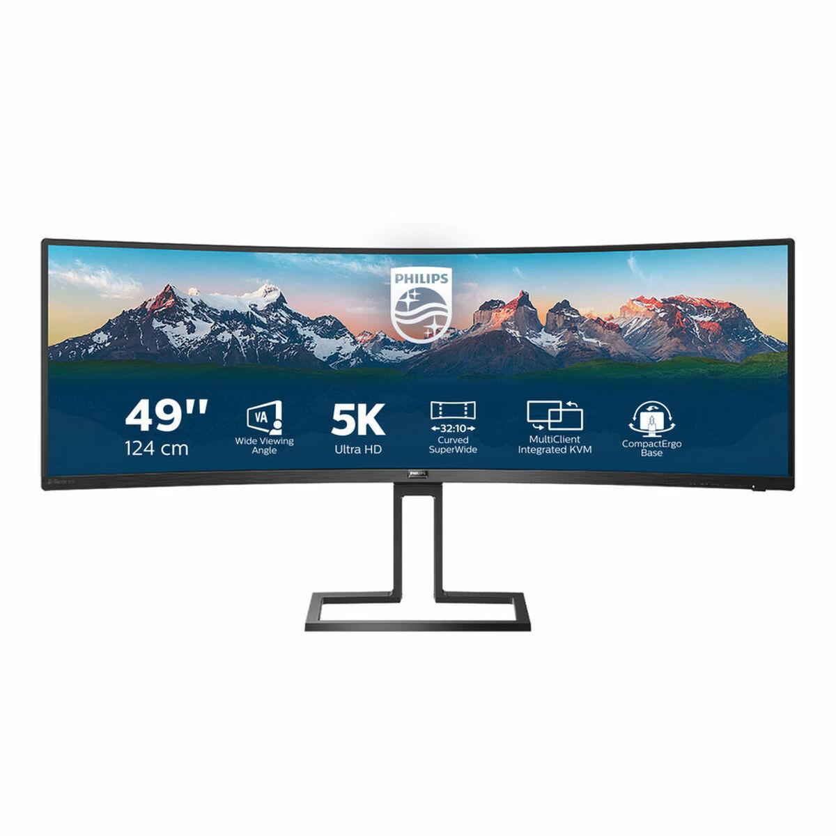 Skærm Philips 498P9/00 49" LCD 49" LED VA LCD Flicker free 50-60 Hz