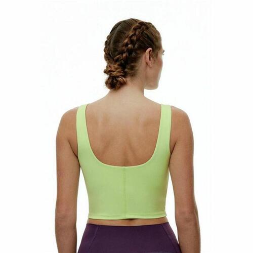Sports Top til damer Black Limba Bhakti Lime L