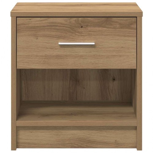Sengebord med skuffe 39x28x41 cm kunsteg