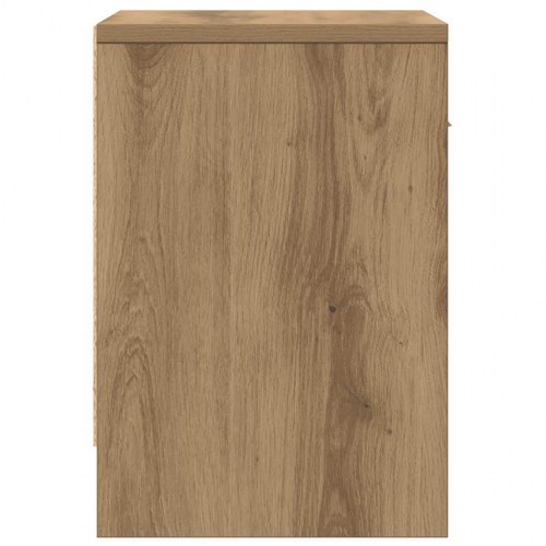 Sengebord med skuffe 39x28x41 cm kunsteg