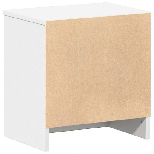 Sengebord med skuffe 39×28×41 cm - hvid