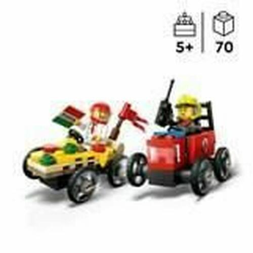 Lego byggesæt - Konstruktionsspil, 70 dele, rød