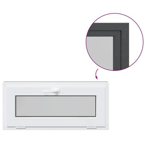 Kældervindue RISOR 90x40 cm tilt 3 ruder antracitgrå
