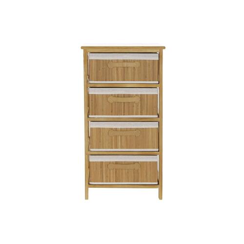 Kommode DKD Home Decor Natur Bambus Paulonia træ 42 x 32 x 81 cm