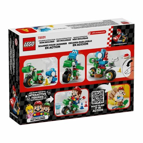 LEGO Super Mario - Yoshi på motorcykel (7+) konstruktionssæt
