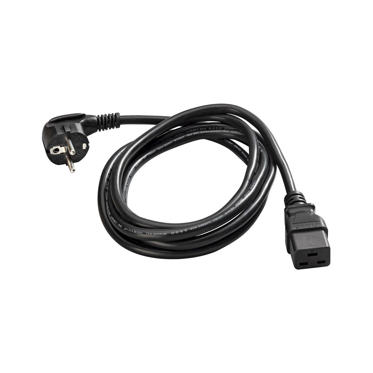 Eaton CBLIN16EU kabel til interaktiv UPS - EU-stik, sort