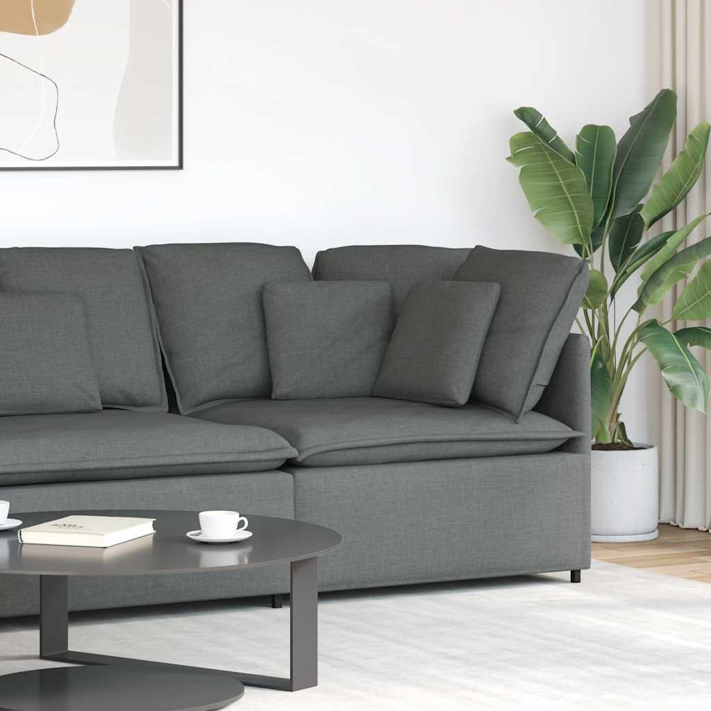 Modulopbygget Sofaarmlænsendemodul Med Hynder 100 Cm - Mørkegrå / Hjørnesofa