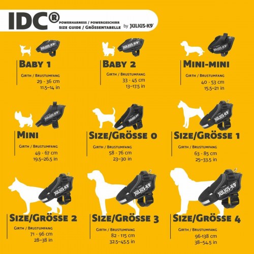 Hundesele Julius K9 IDC - Sort XL3