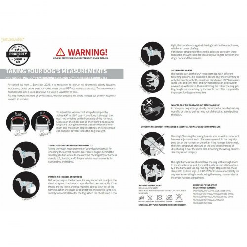 Hundesele Julius K9 IDC - Sort XL3