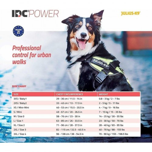 Hundesele Julius K9 IDC - Sort XL3