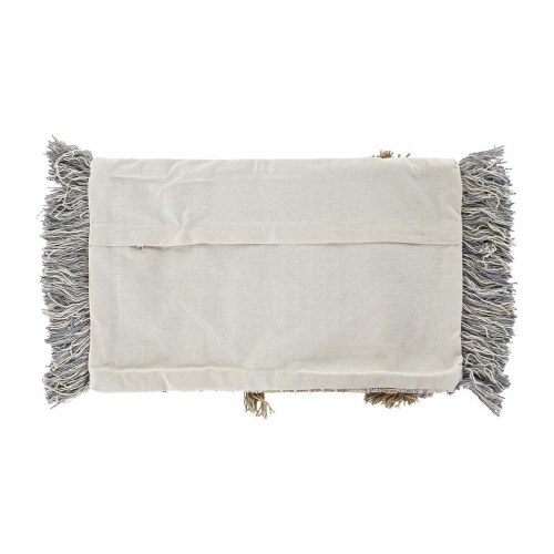 Pudebetræk - Multifarvet boho med frynser 50 × 30 cm