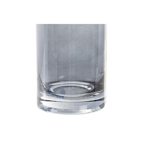 Vase DKD Home Decor Grå Gul Krystal To-farvet (6 x 6 x 18 cm)