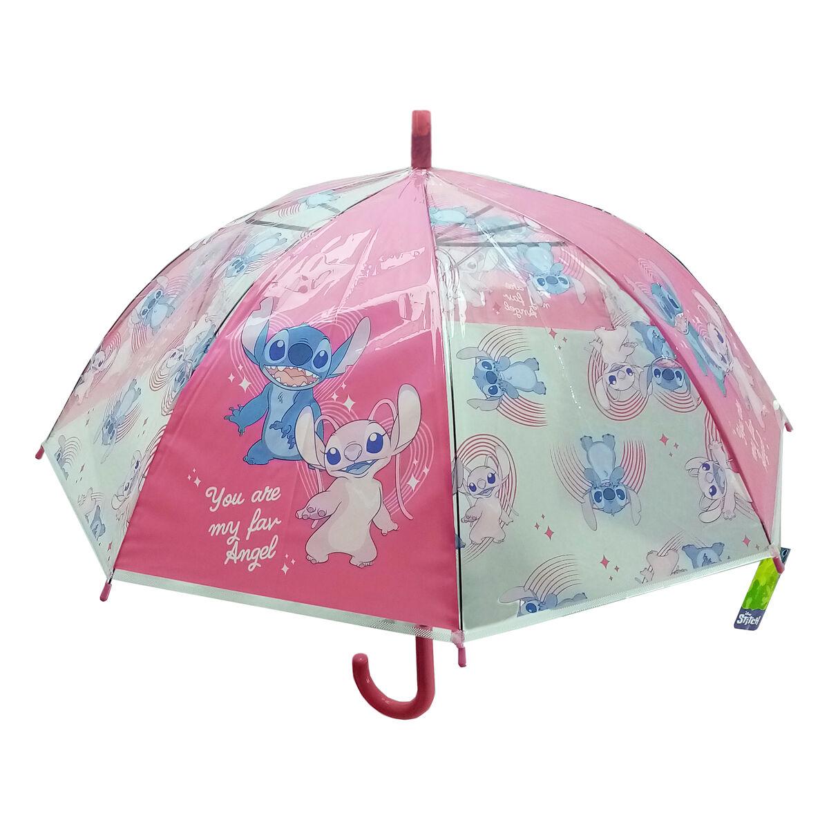 Stitch Paraply Beach Pink Ø 76 cm - børneparaply