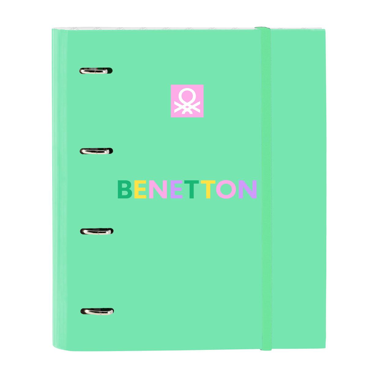 Ringbind Benetton Mint Grøn 27 x 32 x 3.5 cm