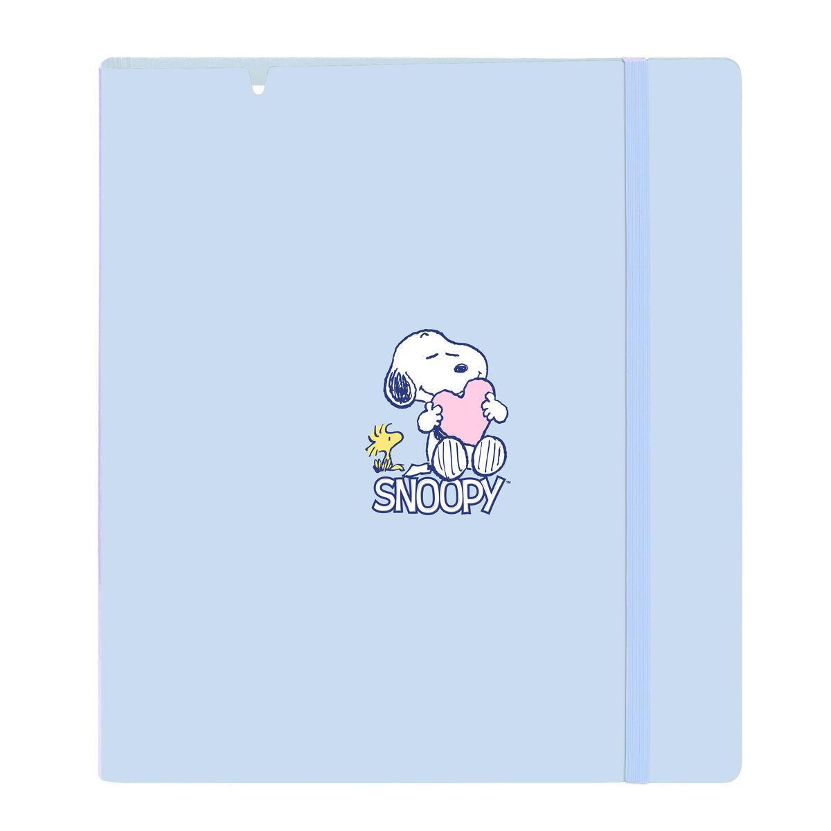 Ringbind Snoopy Love Blå 27 X 32 X 4 cm