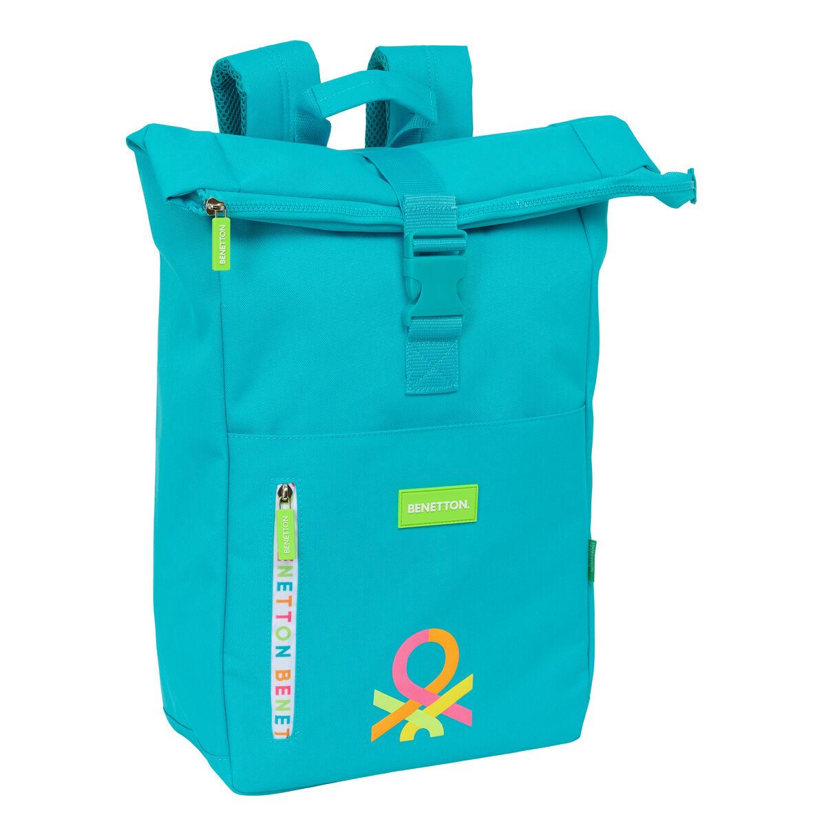 Benetton Summer casual rygsæk - blå polyester