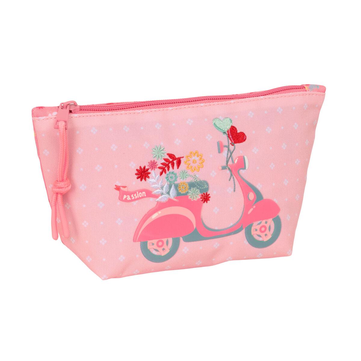 Moos Passion rejsetoilettaske - multifarvet, genanvendt polyester, 23 × 12 × 8 cm
