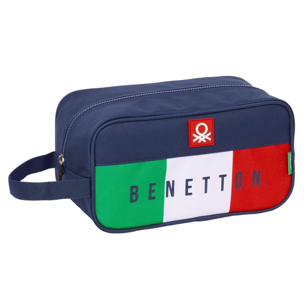 Benetton Flag rejseskotaske - marineblå 29 × 15 × 14 cm
