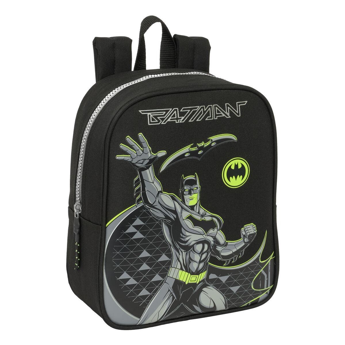 Batman skoletaske - Game Over, sort 22 × 27 × 10 cm