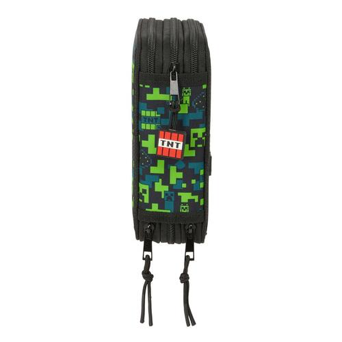 Tredobbelt Penalhus Minecraft Tnt Multifarvet 12,5 x 19,5 x 5,5 cm 37 Dele