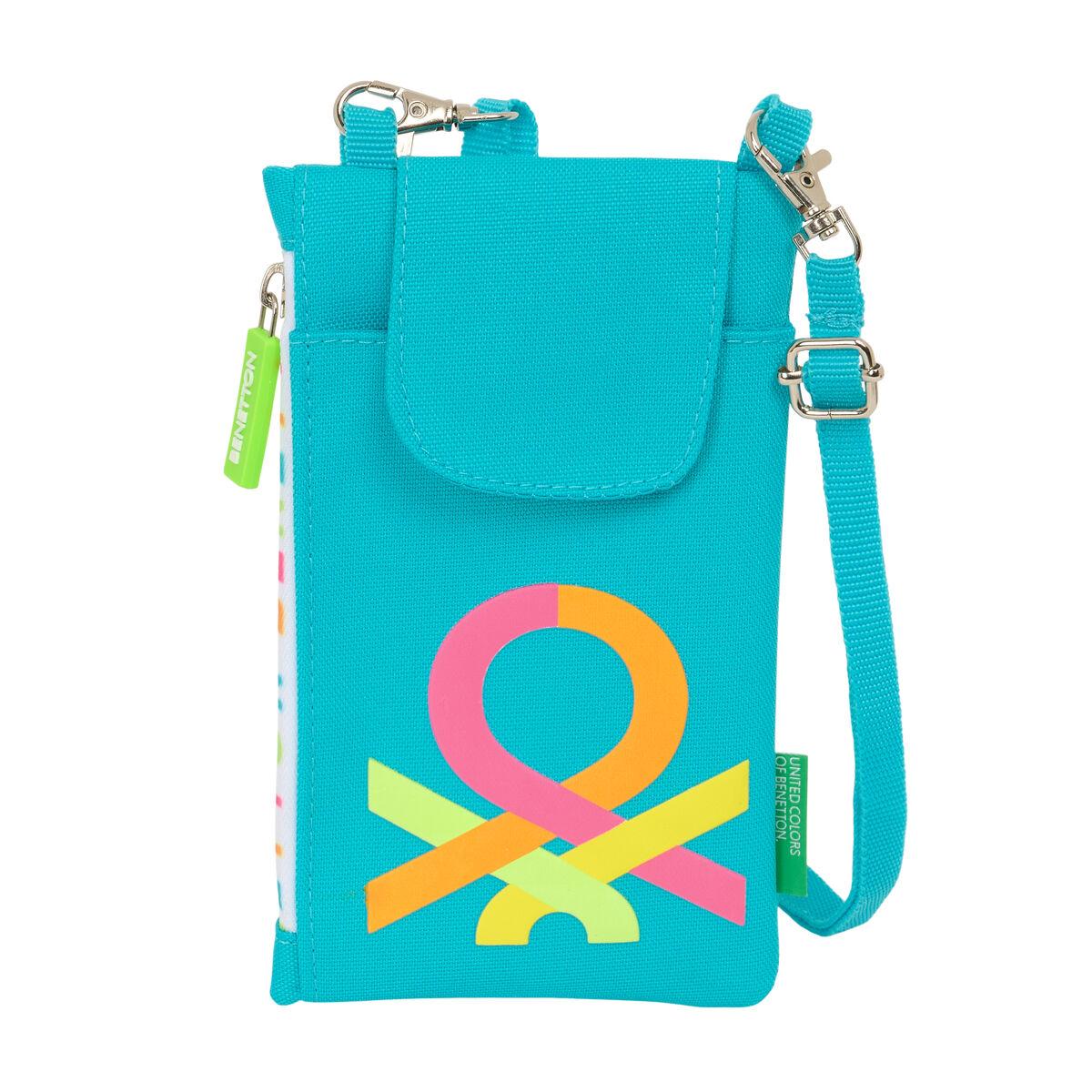 Benetton Summer pung med mobilholder - blå mobiltaske
