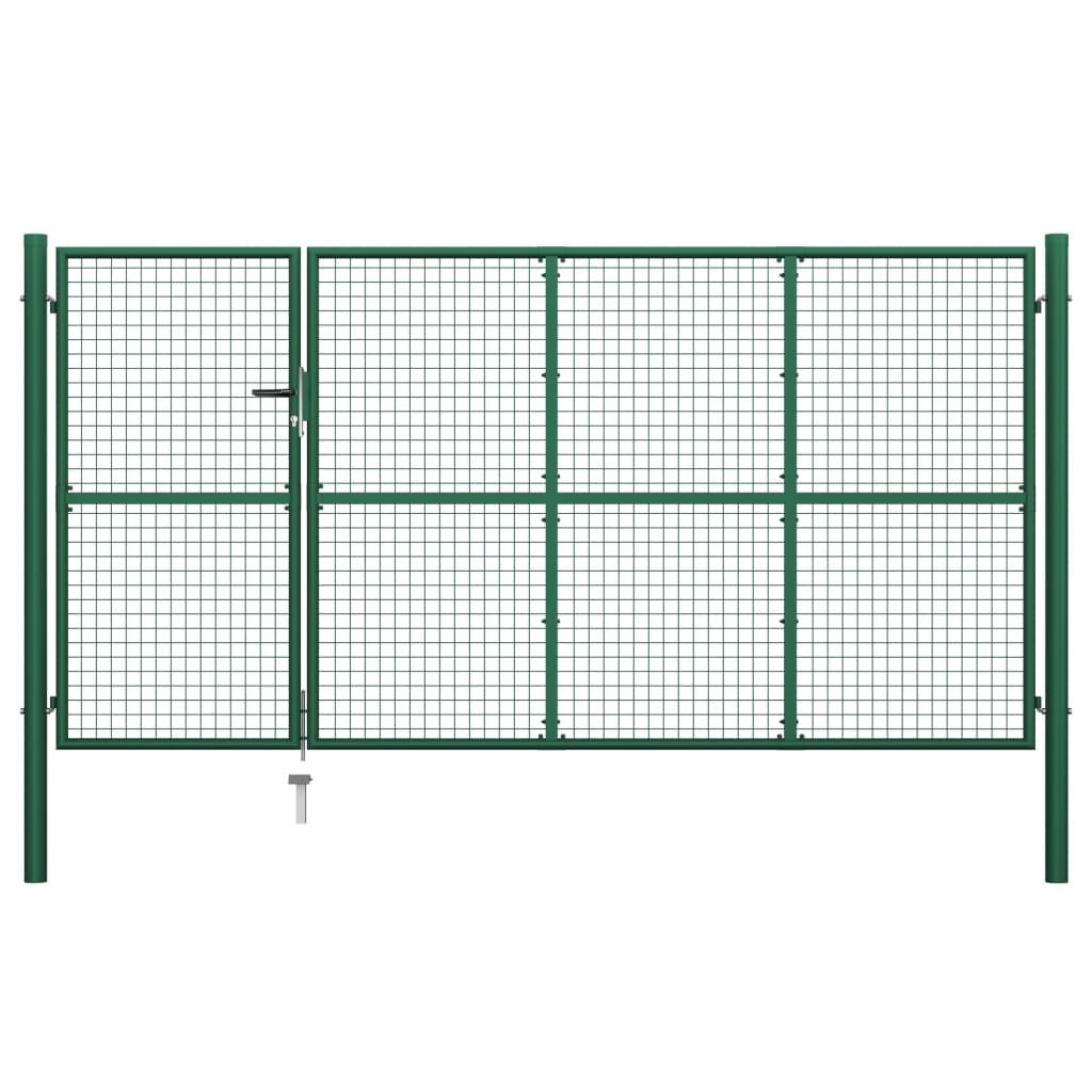 Havelåge 350 X 150 Cm Stål Grøn