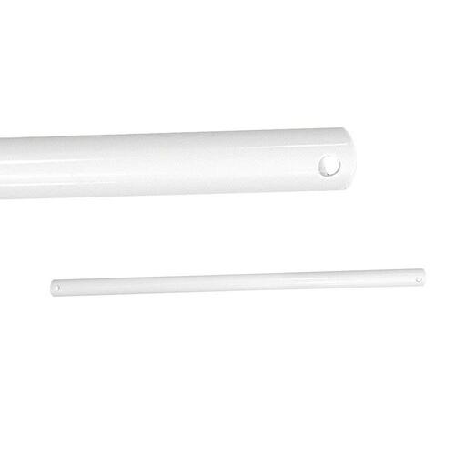 EDM Product rør-udskifter 45 cm - hvid metal til ventilator