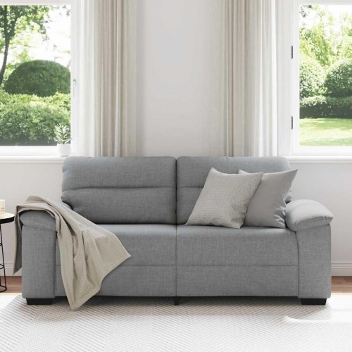 2-personers sofa 180 x 81 x 84 cm - lysegrå