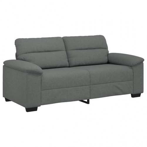 2-personers sofa i stof - mørkegrå, 180 x 81 x 84 cm