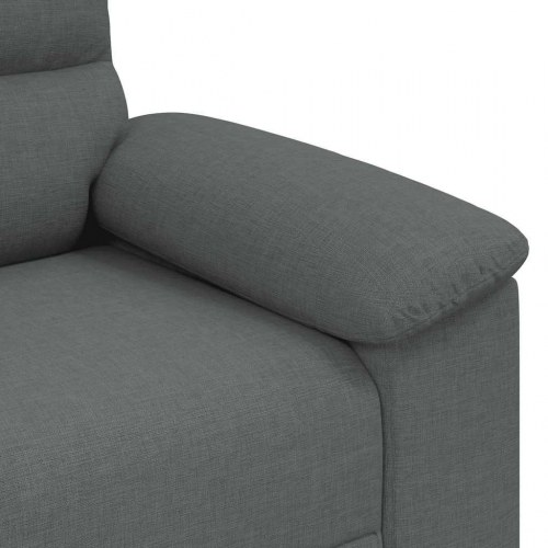 2-personers sofa i stof - mørkegrå, 180 x 81 x 84 cm