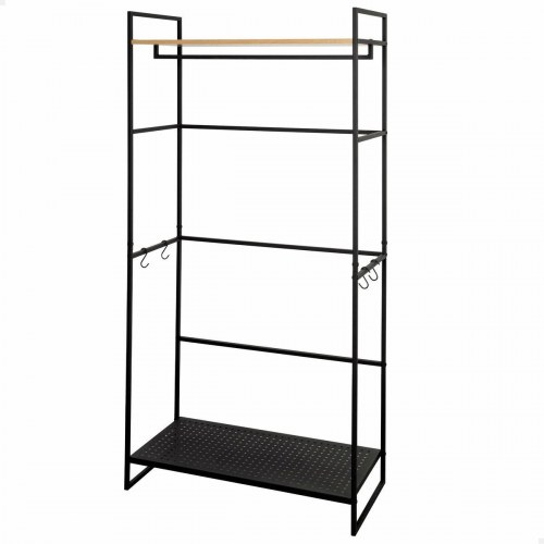 Max Home garderobeskab i stål og melamin - 83 × 167 × 39 cm