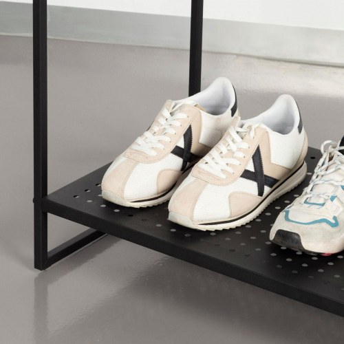 Max Home garderobeskab i stål og melamin - 83 × 167 × 39 cm