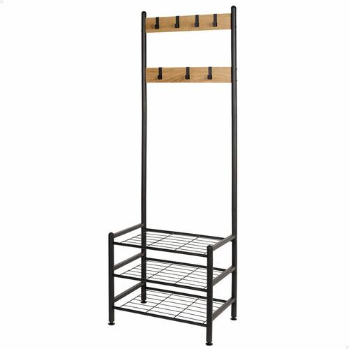 Stativ med Hylde Max Home Stål Melamin spånplade Minimalistisk 60 x 175 x 40 cm