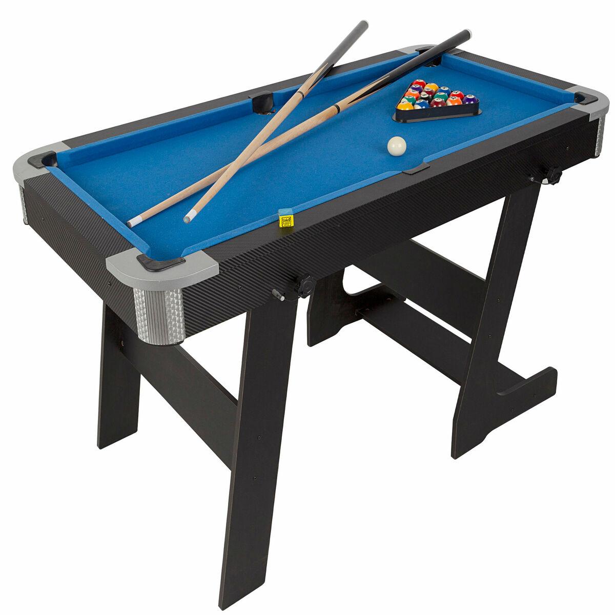 CB Games billardbord 120 × 73 × 61 cm - foldbart 2-i-1 billard og bordtennis