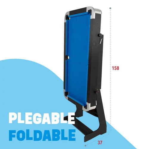 CB Games billardbord 120 × 73 × 61 cm - foldbart 2-i-1 billard og bordtennis