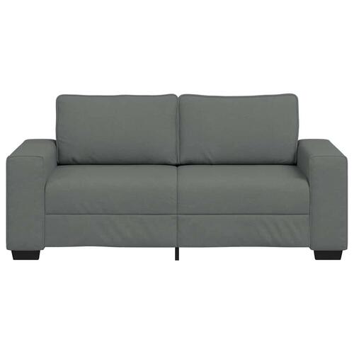 2-personers sofa 140 cm stof mørkegrå