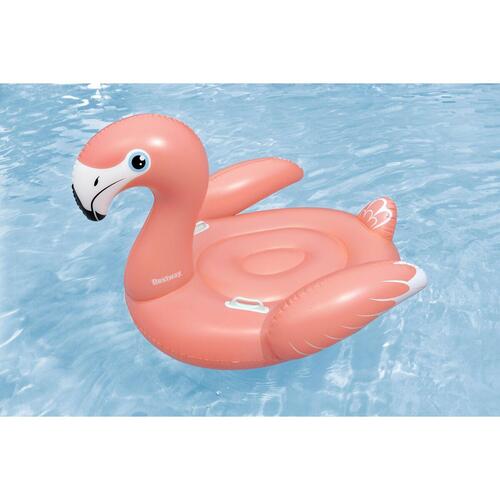 Bestway Oppustelig Flamingo med Håndtag 168x120 cm +3 År Strand og Pool 41526