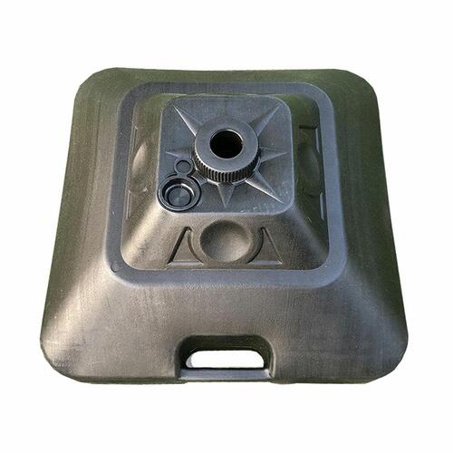 Marbueno Base Parasol Kvadratisk Plast 45x45x27 cm 30L Sort Have, Pool, Terrasse 10499