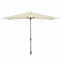 Marbueno Parasoller Stål 8 Stænger 200x300 cm Polyester Beige Have, Pool, Terrasse 10493