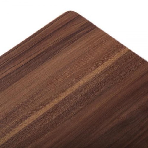 Versa sammenklappeligt sidebord i metal og MDF, mørkebrun (37,5 × 65,5 × 47,5 cm)
