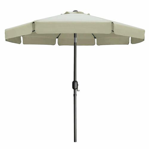 Marbueno Parasoll Stål 8 Stænger D270 cm Polyester Beige Have, Pool, Terrasse 10488