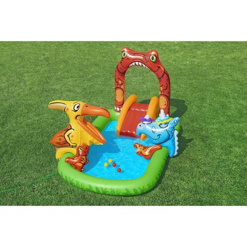 Bestway Oppustelig Pool Dinosaurer 241x140x137 cm +3-6 År Have 53160
