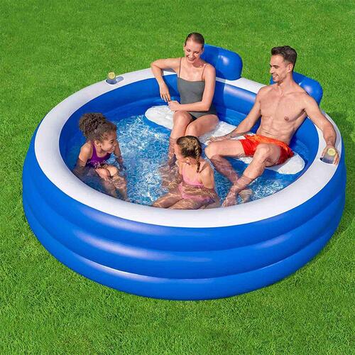 Bestway Familie Oppustelig Pool 231x219x79 +6 År Have 54422