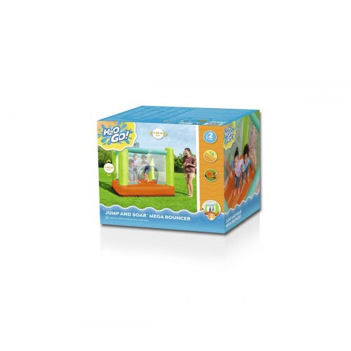 Bestway hoppeborg - oppustelig, multifarvet, 194 × 175 × 170 cm (3+)