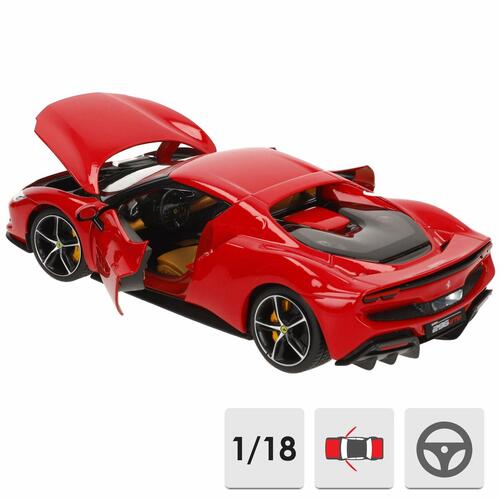 Bil Bburago Ferrari 296 GTB 1:18