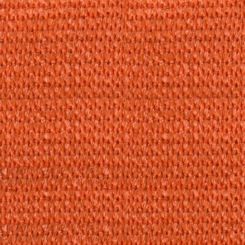 Solsejl 4×6 m - HDPE 160 g/m², orange rektangulært