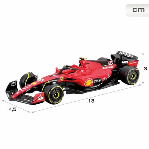 Bil Bburago Ferrari F1 SF23 1:43 2 Dele